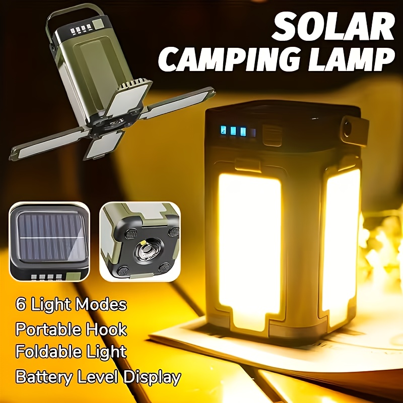 Solar Lamp - Lampe solaire portable de camping d'extérieur,