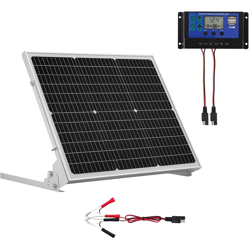Solar Panel - Chargeur d'entretien solaire 50W 12V pour