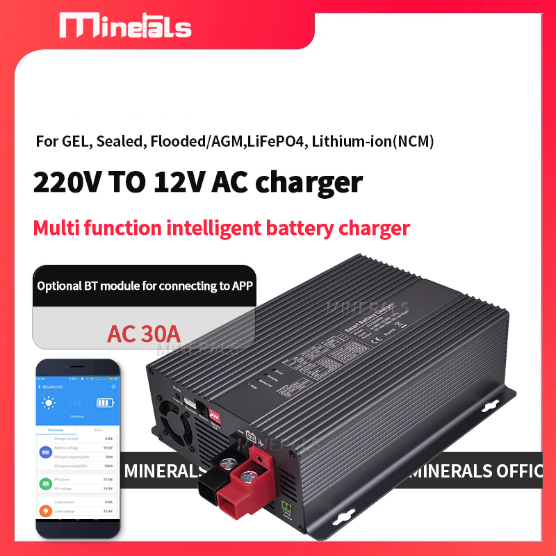 Lithium Battery 12V - Chargeur de batterie intelligent AC/DC 12V