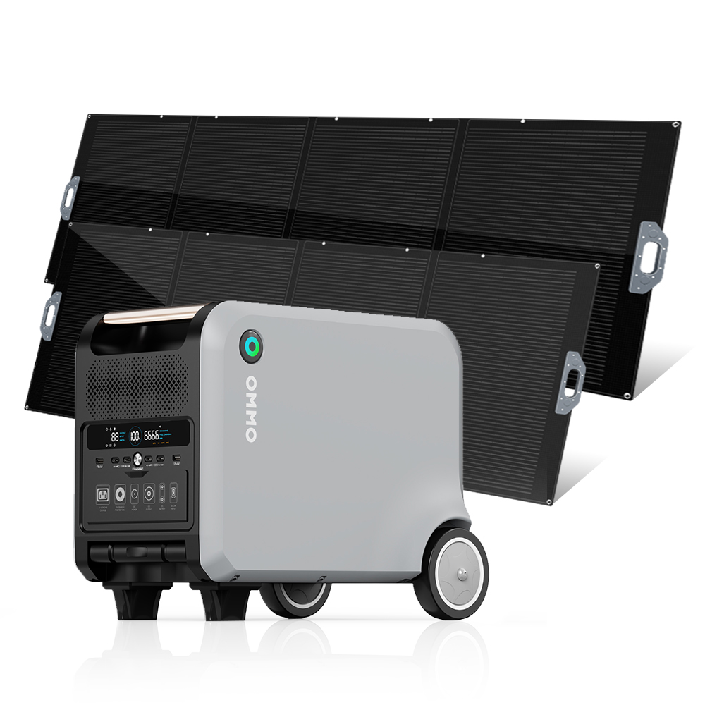 Solar Panel 200W - OMMO OM-PV200Z Panneau Solaire Pliable Tout