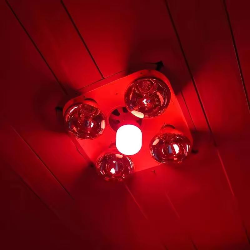 Solar Lamp - Nouvelle ampoule LED rouge haute puissance