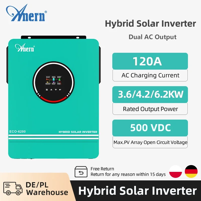 Charge Controller Solar - Onduleur solaire hybride hors réseau, contrôleur,