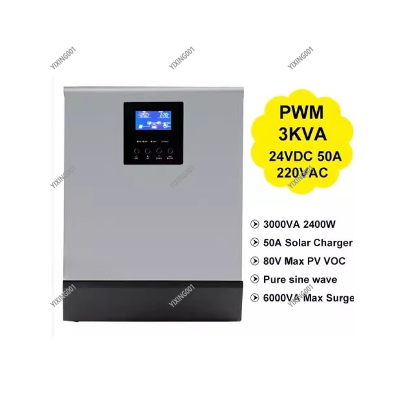 Charge Controller Solar - Convertisseur solaire 3KVA/2400W 24V - Contrôleur