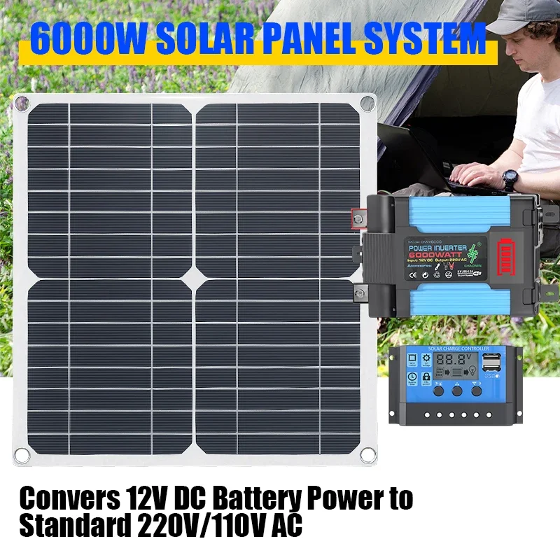 Solar Panel 200W - Kit solaire de 6000W équipé de