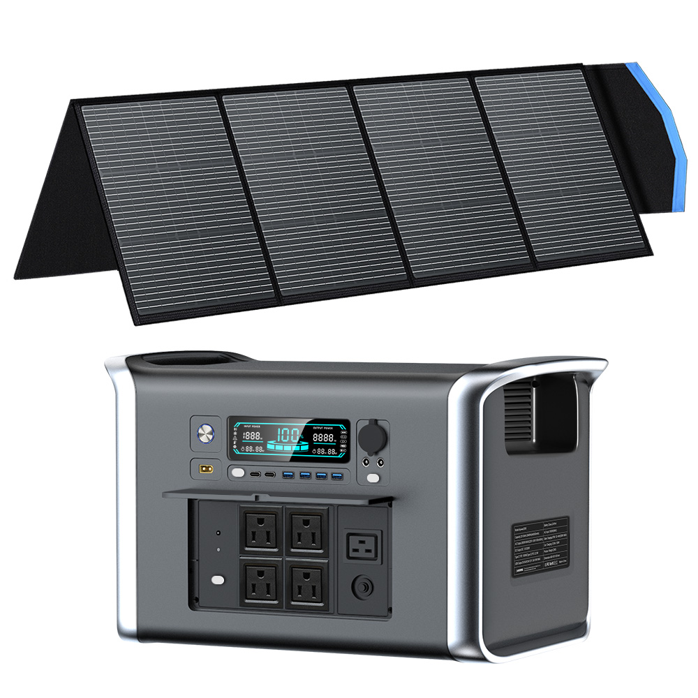 Solar Panel 200W - CTOLITY AP2000 centrale électrique portable 2400