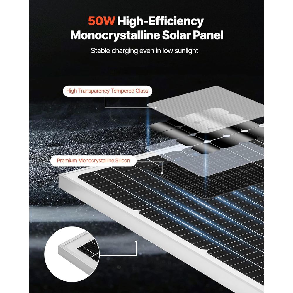 Chargeur d'entretien solaire 5 - Solar Panel avis et prix