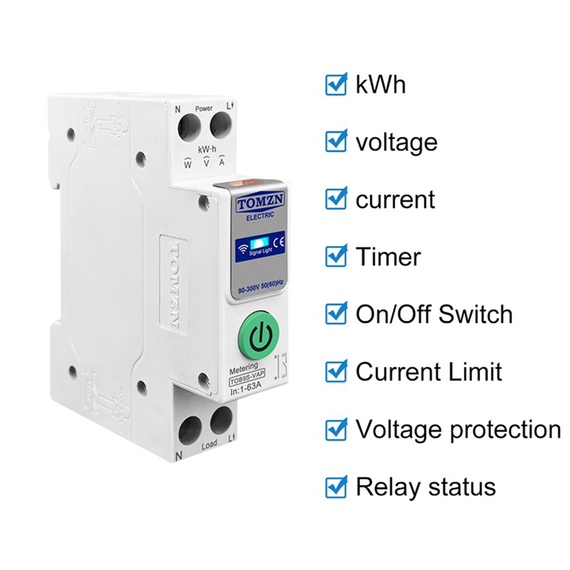 ABDE-TOMZN TOB9S-VAP TUYA Smar - Energy Monitor Meter avis et prix