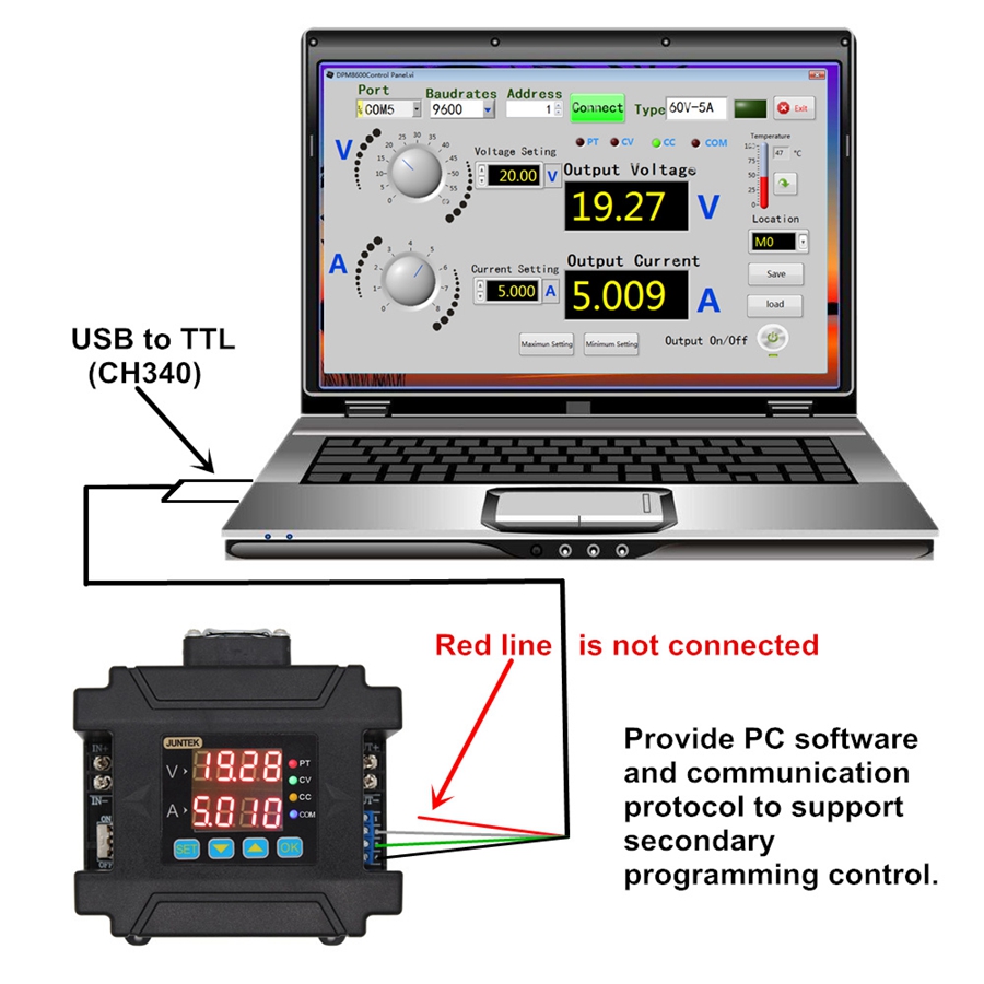 Voltmètre programmable avec té - Charge Controller Solar avis et prix