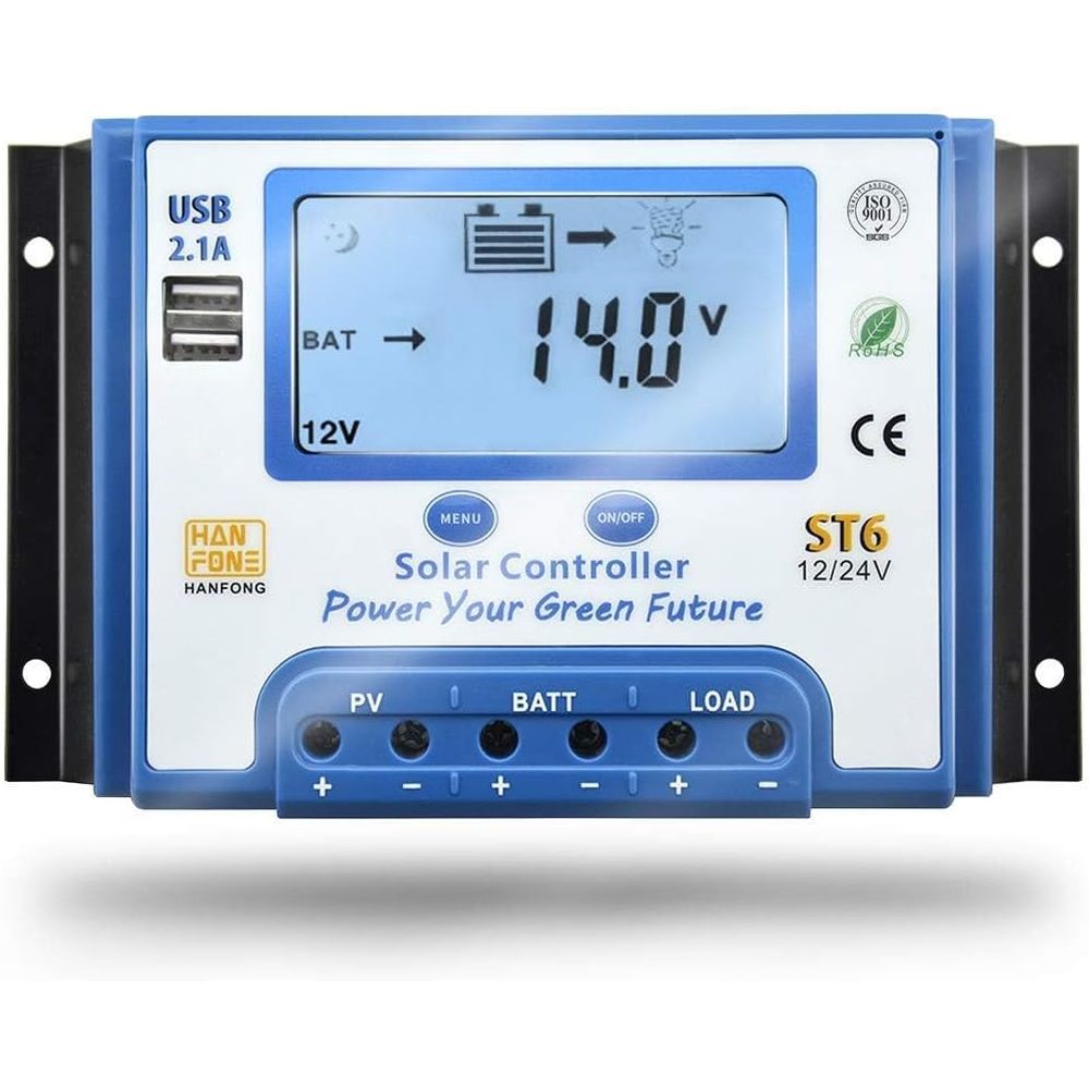 Contrôleur de charge solaire 6 - Solar Panel avis et prix