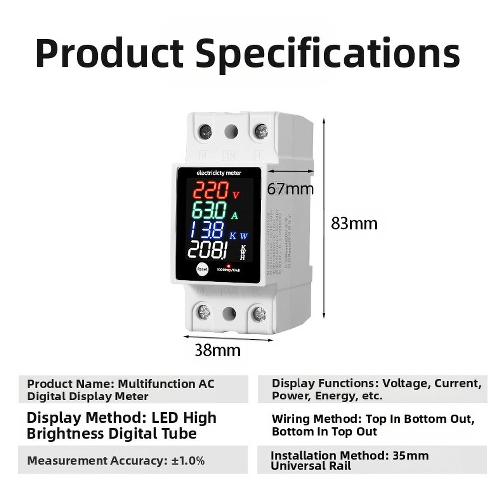 Compteur d'électricité de fact - Energy Monitor Meter avis et prix