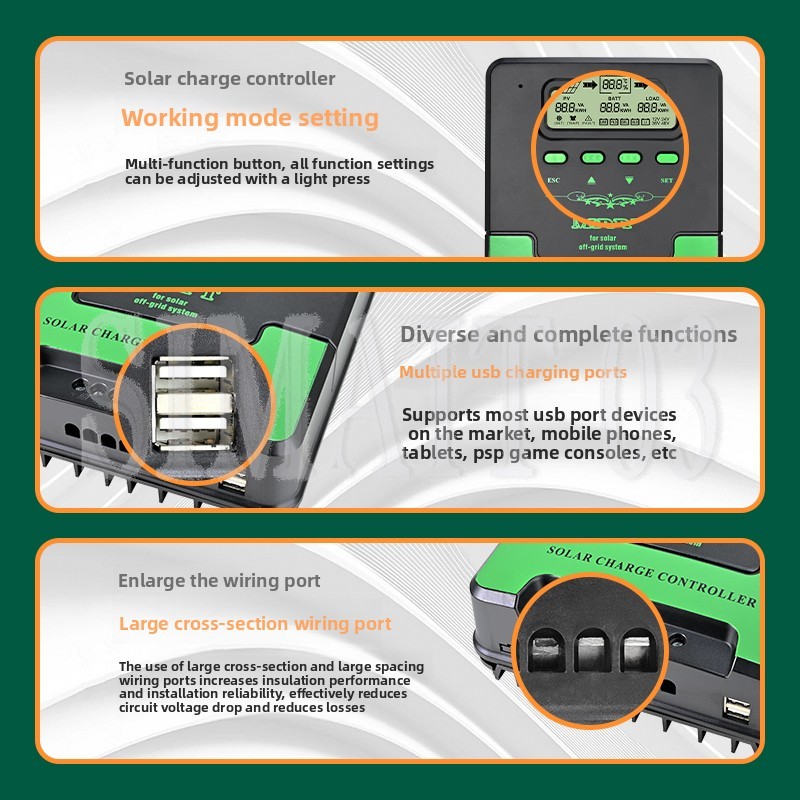 Contrôleur de charge solaire M - Charge Controller Solar avis et prix