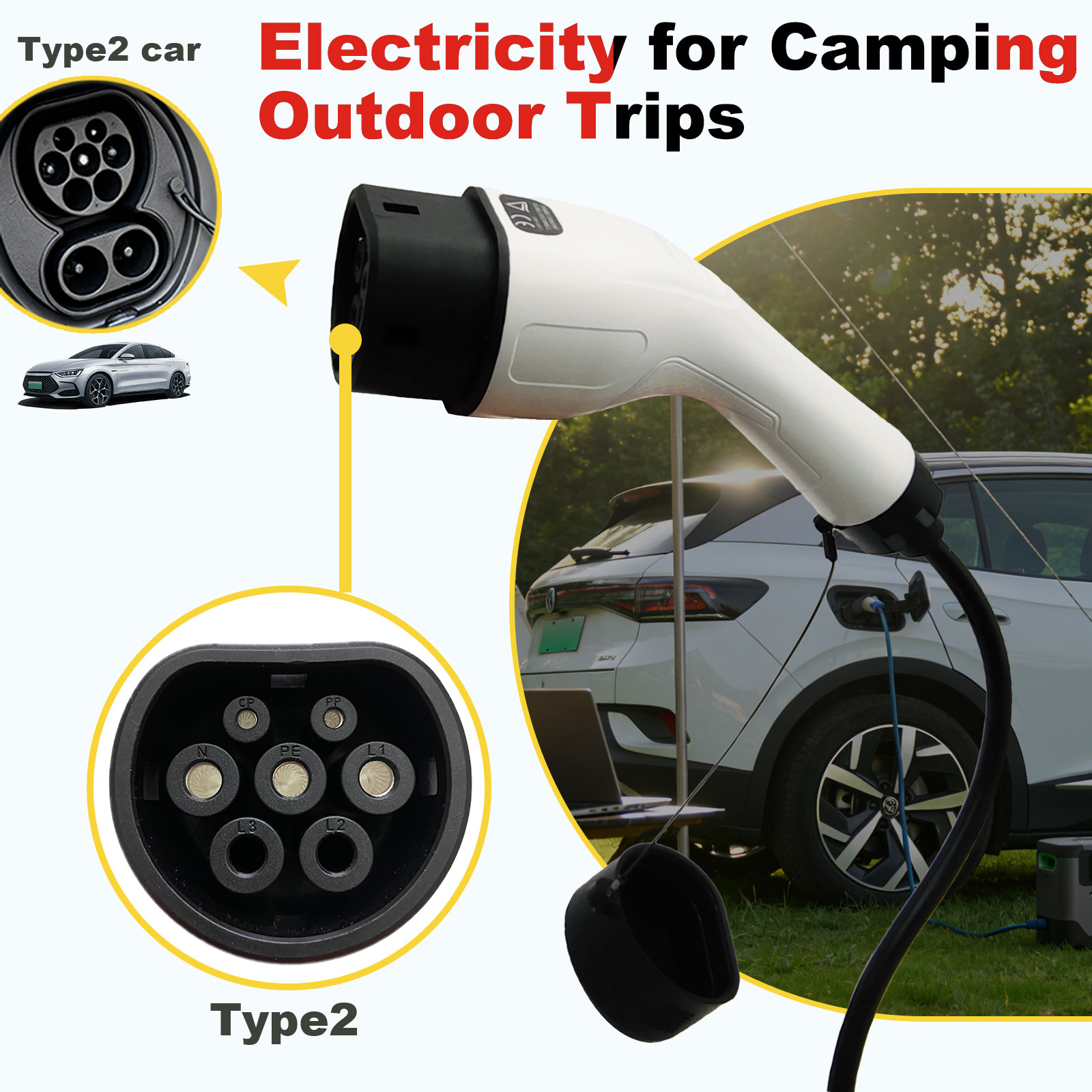 Adaptateur de décharge Type 2  - Outdoor Power Station avis et prix