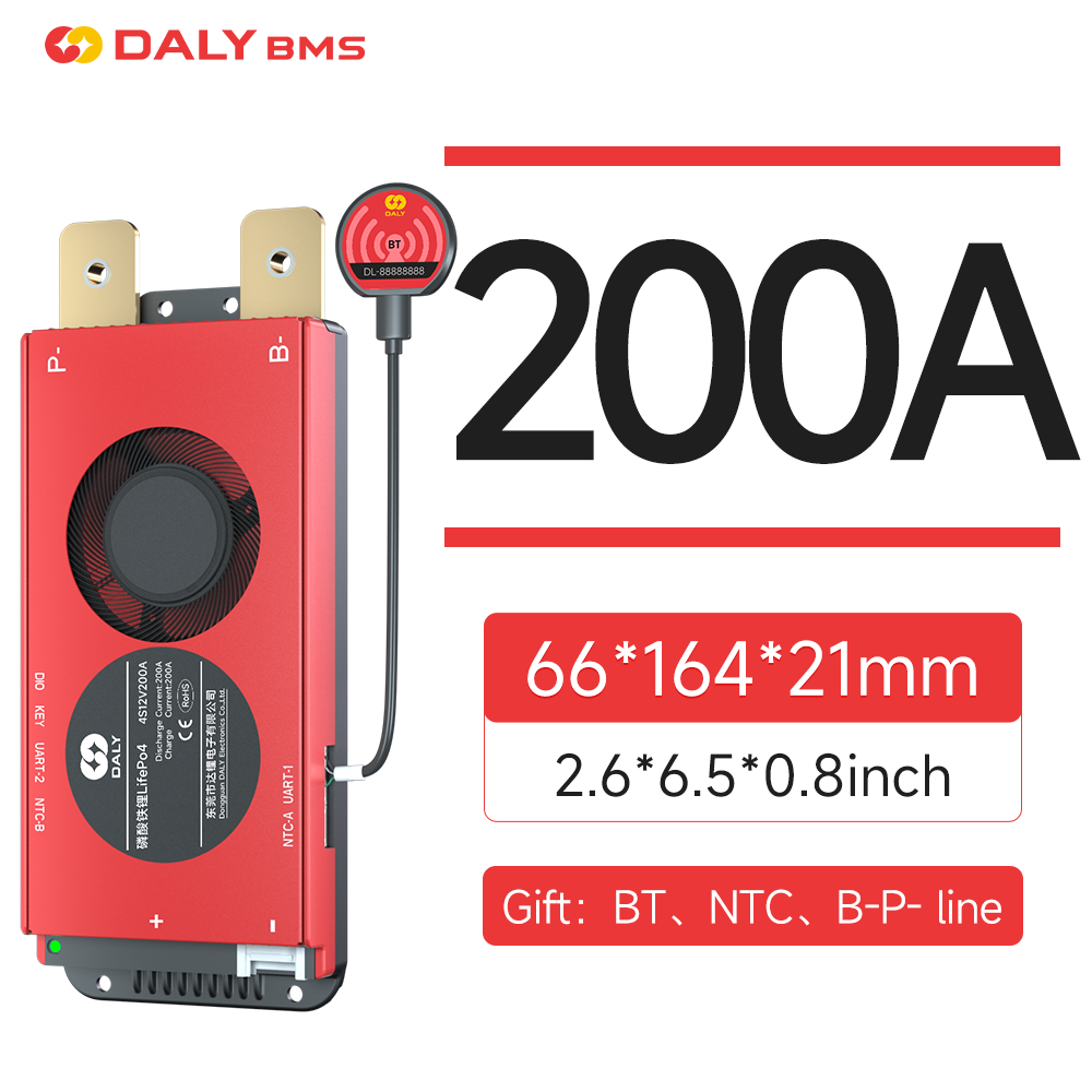 Daly BMS 200A LiFePo4 4S 12V 1 - Lithium Battery 12V avis et prix