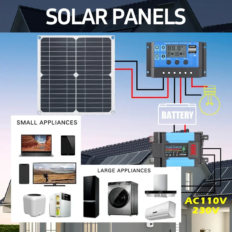 Kit solaire de 6000W équipé de - Solar Panel 200W avis et prix