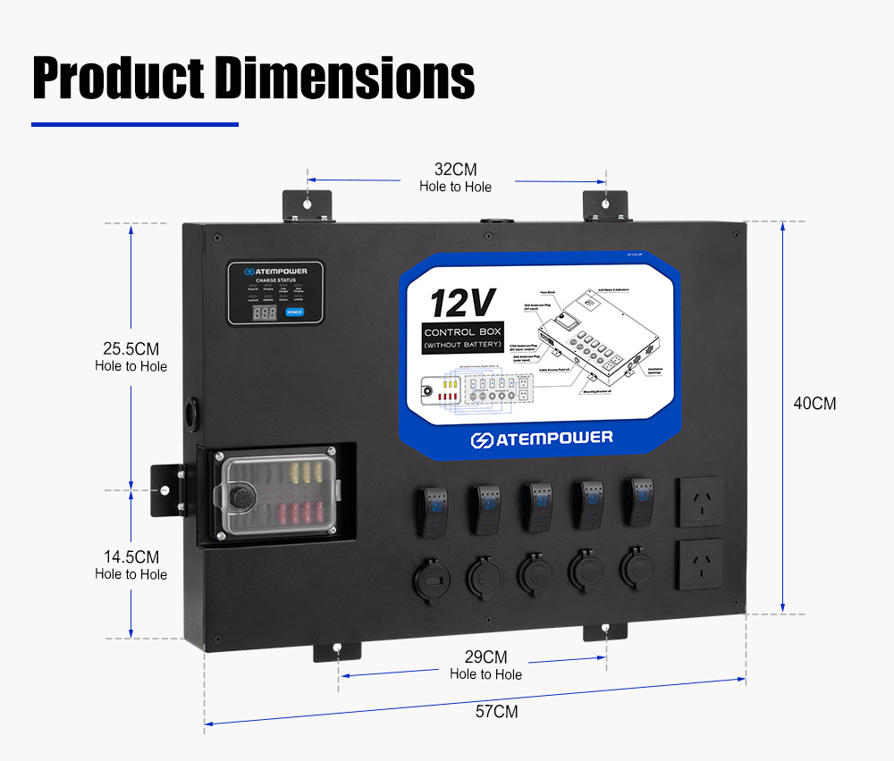 Système de batterie double de  - Solar Panel 200W avis et prix