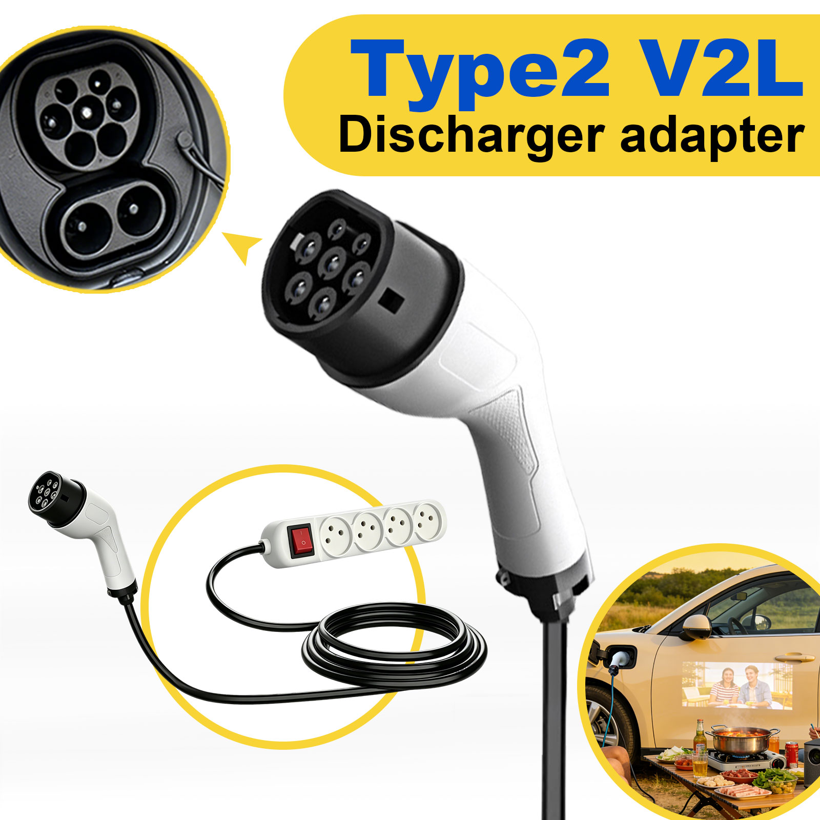 Adaptateur de décharge Type 2  - Outdoor Power Station avis et prix