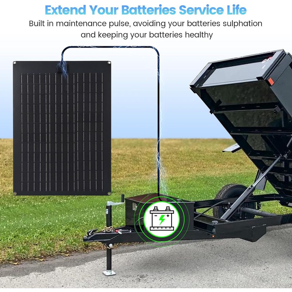 Chargeur de batterie solaire,  - Solar Panel avis et prix