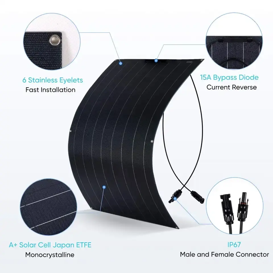 Panneau solaire flexible monoc - Solar Panel avis et prix
