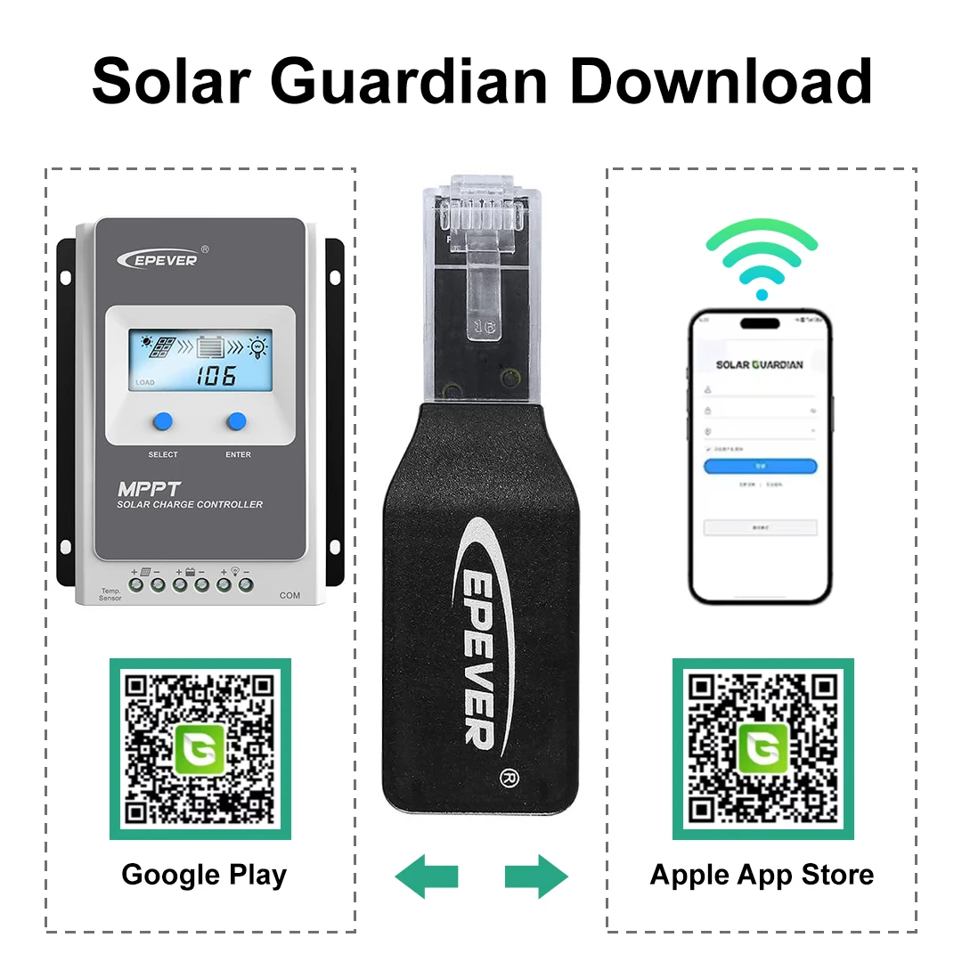 EPEVER WiFi 2.4G RJ45 D WIFI B - Charge Controller Solar avis et prix