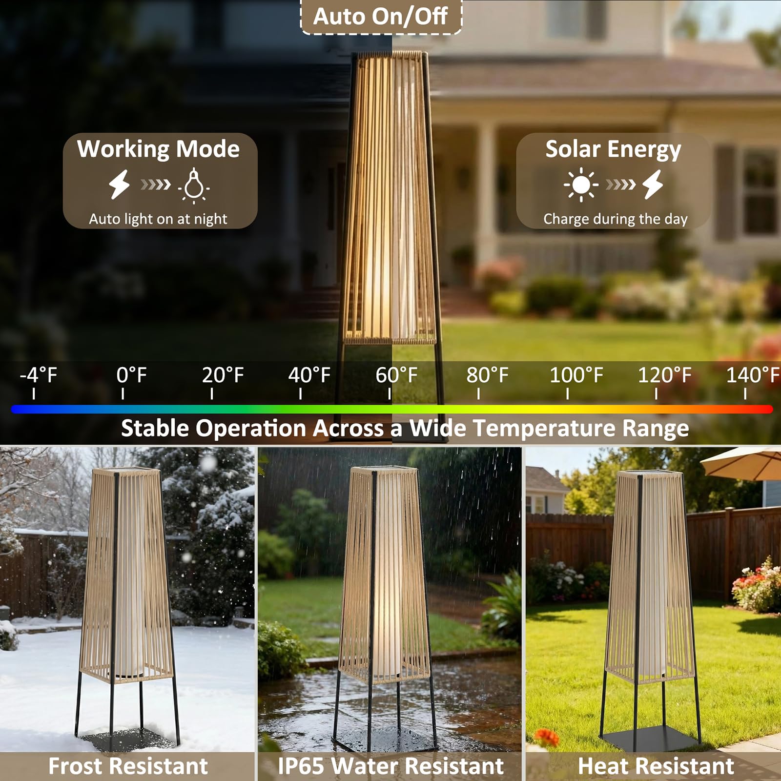 Ensemble de 2 lampadaires d'ex - Solar Lamp avis et prix