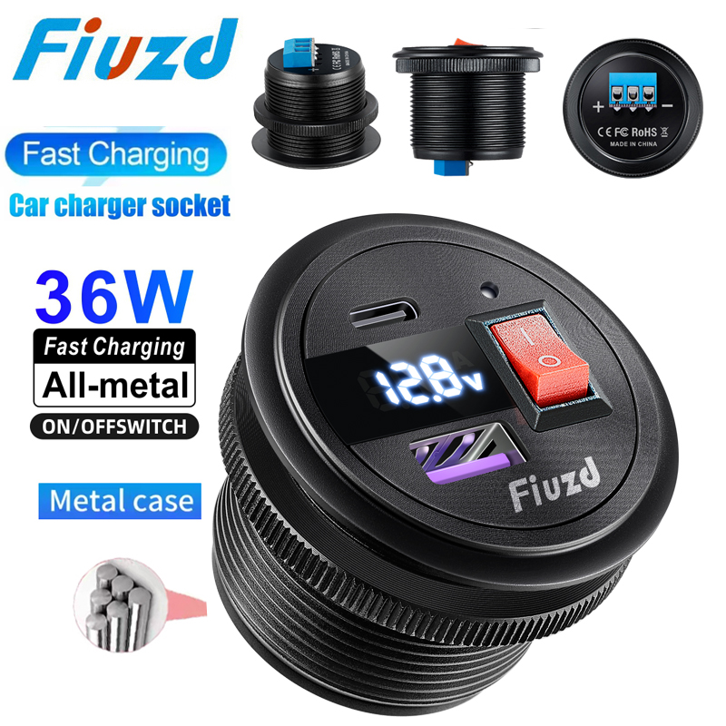 Prise usb automobile 12v 24v,  - Energy Monitor Meter avis et prix