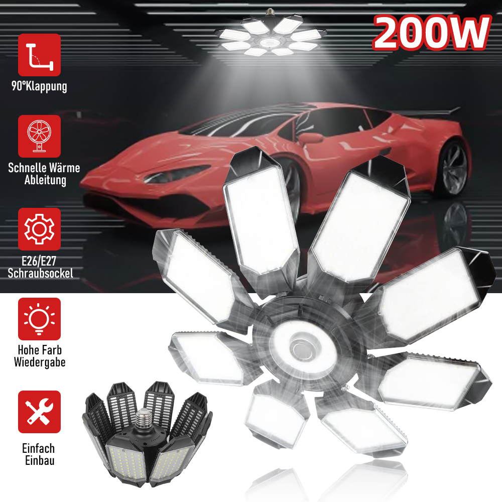 200W puissant Garage lumière L - Solar Panel 200W avis et prix